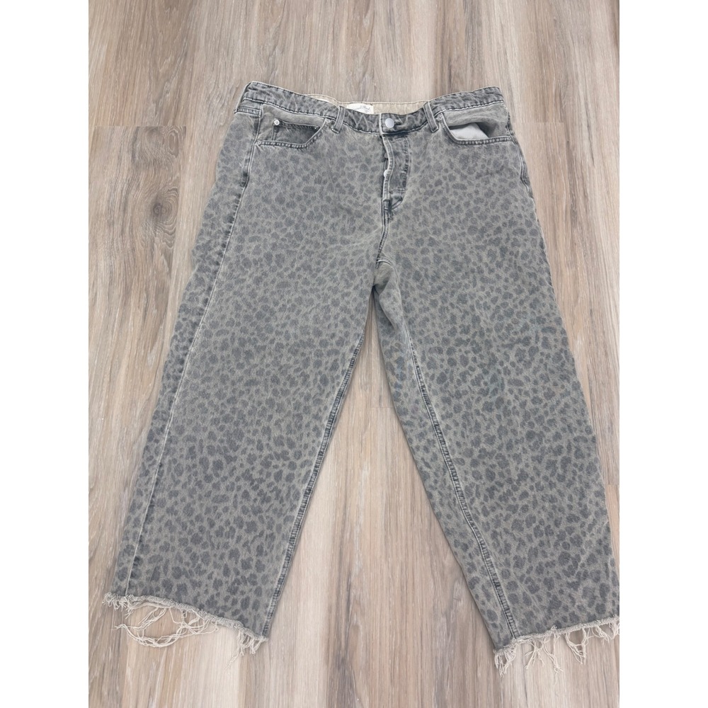 Universal Thread Baggy Jeans Women 17 Excellent Leopard Print 90s Baggy
